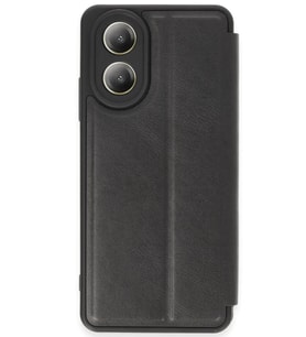 Oppo A38 Uyumlu Kılıf Flip Cover - Siyah