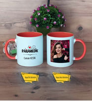 Paramedik Kupa Bardak Turuncu Fotoğraflı Paramedikler Günü Tıp Bayramı Hediyesi