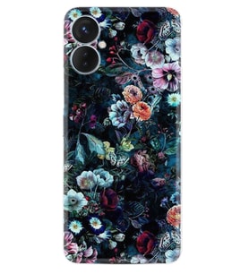 Tecno Spark 9T Kılıf Resimli Desenli Baskılı Silikon Great Flowers 1304