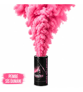 Pembe Renk Sis Pembe Duman 1 Adet (5680)