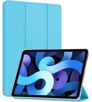 Apple iPad 10.Nesil 10.9`` için Kılıf (A2696-A2757-A2777) Slim Translucent Back Smart Cover Mavi [iPad 10.Nesil 10.9 ile Uyumlu Kılıf - Mavi]