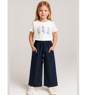 Kız Çocuk T-shirt Pantolonlu Takım