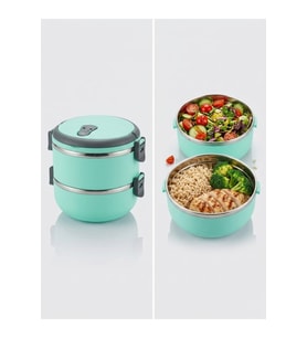 2 Katlı Sızdırmaz Yemek Termosu Sefer Tası 1.5 L