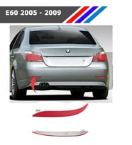 BMW E60-LCI Arka Tampon Reflektörü 2007-2009 - Sol