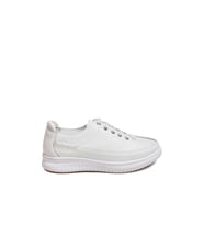 FAST STEP Hakiki Deri Kadın Casual Ayakkabı 583ZA402 (Beyaz)