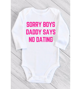 Kız Bebek Beyaz Sorry Boys Çıtçıtlı Body