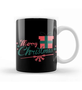 Yılbaşı Yeni Yıl Konseptli Merry Christmas 017 Kupa Bardak Porselen