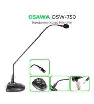 Osawa OSW-750 – Çift Yönlü Bükülebilen Kürsü Mikrofonu