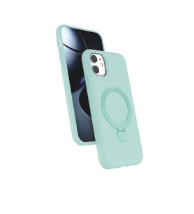 Apple iPhone 11 Regal Magsafe Standlı Kapak - Su Yeşili