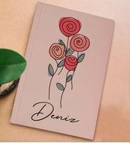BK Gift Kişiye Özel İsimli Sert Kapaklı Pudra Pembesi Defter, Arkadaşa Hediye, Yeni İş Hediyesi, Anı Defteri, Doğum Günü Hediyesi-1 (Model 1)