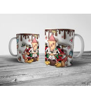 Pixxa Mickey Minnie Mouse Optik İllüzyonlu Kupa Bardak  