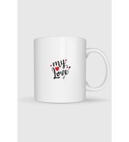 My Love Baskılı Kupa Bardak