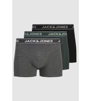 Jack & Jones Jacblack 3 Pack Erkek Boxer (Gri)