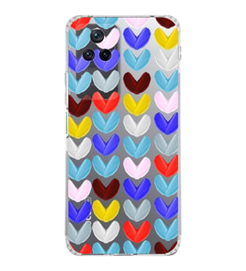 PrintiFy Xiaomi Poco F4 ile Uyumlu 1mm Slim Fit Water Color 1 Baskılı Şeffaf  Kılıf