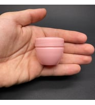 20 Ml Kapaklı Pembe Krem Kavanozu , 20 Cc Minik Pomat Kutusu , Mini Krem Kutusu x 10 Adet