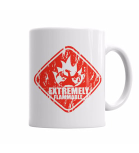 Pokémon  Extremely Flammable Kupa Bardak Porselen