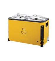 Işıkgaz Silver Elektrikli 9+9 Litre Jumbo Çorba Potu Çorba Kazanı (Gri)