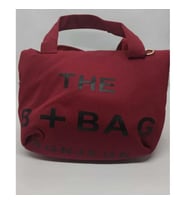 Tote Bag Baskılı Bordo Bez Çanta