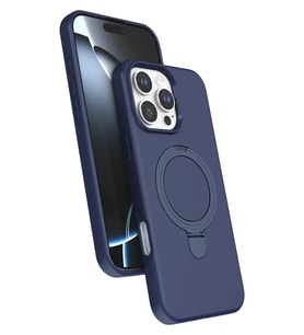 iPhone 16 Pro Regal Magsafe Standlı Kapak - Lacivert
