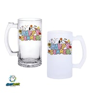 Snoopy Kulplu Bira Bardağı Buzlu veya Şeffaf Seçenekli 0347