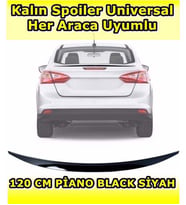 Chevrolet Cruze  Uyumlu Piano Black Spoiler 120 cm