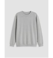 LCW Kids Gri Bisiklet Yaka Erkek Çocuk Sweatshirt