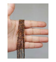Bileklik Boy Kaplangözü Taşı Küp Şekilli Dizi 2mm (51130) Yarım Dizi (17CM UZUNLUĞUNDADIR)