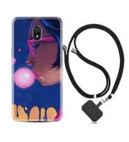 Xiaomi Redmi 8A 8 Pro 9C 9T 10C 11T Pro Kılıf Boyun Askılı Silikon Sakız ve Kız 1767