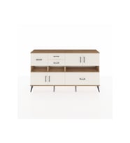 Arges Konsol 5 Raflı 4 Çekmeceli 4 Kapaklı 176x30x99 Çam-Aytaşı