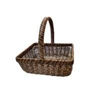 Gönül 3645.K Plastik Dikdörgen Sepet 29x22cm (KAHVE)