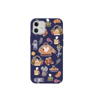 Trihed Iphone 12 Lacivert Renkli Silikon Telefon Kilifi - Kis Konsepti