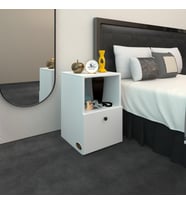Kenzlife komodin yokatta byz 60*39*39 komidin kitaplık ayakkabılık kapaklı arkalıklı (Karışık)