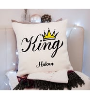 King Baskı Yastık Kişiye Özel