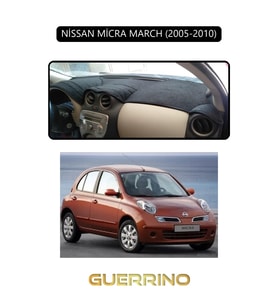 NİSSAN MİCRA MARCH 2005-2010TORPİDO KORUMA HALISI SİYAH KENAR