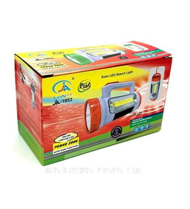Powermaster JA-1953 Kamp Feneri Güneş Enerjili Şarjlı Işıldak El Feneri Kamp Aydınlatma Powerbank Özellikli 