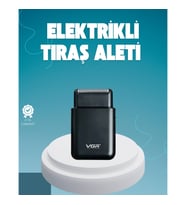 Mey İthalat® Taşınabilir Mini Elektrikli Tıraş Makinesi Sessiz ve Güçlü Motor
