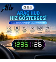 Ally HUD G26 GPS Head Up Display HUD, Dijital Hız Göstergesi