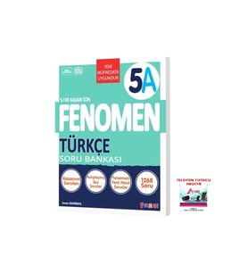 Fenomen Yayıncılık 2025-2026 5. Sınıf Türkçe Soru Bankası A Seviyesi %100 Başarı İçin Yeni Müfredat (Çok Renkli)