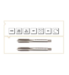 Makina Takım HSS DIN2181 2'li El Kılavuzu M18X2 (6H)-MTE B00102031808