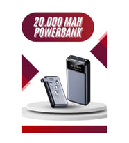 Mey İthalat® 4 Çıkışlı 20.000 Mah Powerbank Uzun Pil Ömürlü Taşınabilir