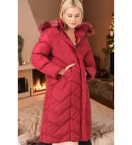 Z6751 DEWBERRY BAYAN KABAN-DÜZ BORDO