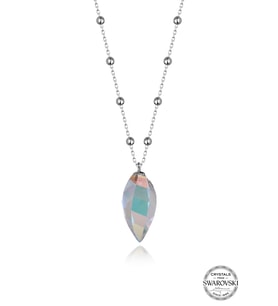 Swarovski Crystal Kadın GMET Gümüş Kolye