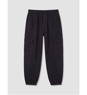 LCW Kids Siyah Kız Çocuk Kargo Jogger Pantolon