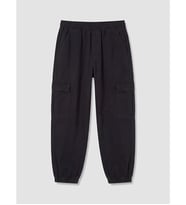 LCW Kids Siyah Kız Çocuk Kargo Jogger Pantolon
