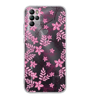 PrintiFy General Mobile GM 21 Pro New Edition Uyumlu Kamera Korumalı Floral Pembe Kılıf