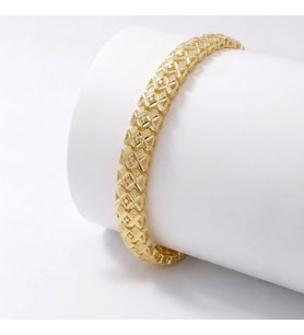 Moncuk Design Infinity 24K Gold Kaplama 8 mm Kadın Bileklik 3351KBV5D8