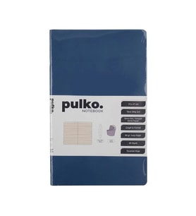 PULKO NOTEBOOK PND021 ESNEK KAPAK 13x21cm 80gr.80 SAYFA TERMO DERİ TERZİ DİKİŞ SIRT ÇİZGİLİ NOT DEFT