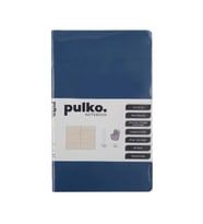 PULKO NOTEBOOK PND021 ESNEK KAPAK 13x21cm 80gr.80 SAYFA TERMO DERİ TERZİ DİKİŞ SIRT ÇİZGİLİ NOT DEFT