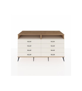 Kronos Konsol 2 Raflı 8 Çekmeceli  176x59x99 Çam-Aytaşı