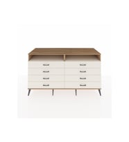 Kronos Konsol 2 Raflı 8 Çekmeceli  176x59x99 Çam-Aytaşı
